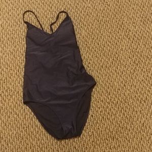 Navy aerie one piece swimsuit